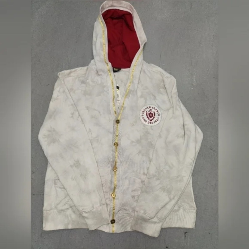 Delf Grey and Red Hoodie